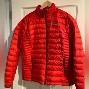 Womens Patagonia Down Jacket Red XL